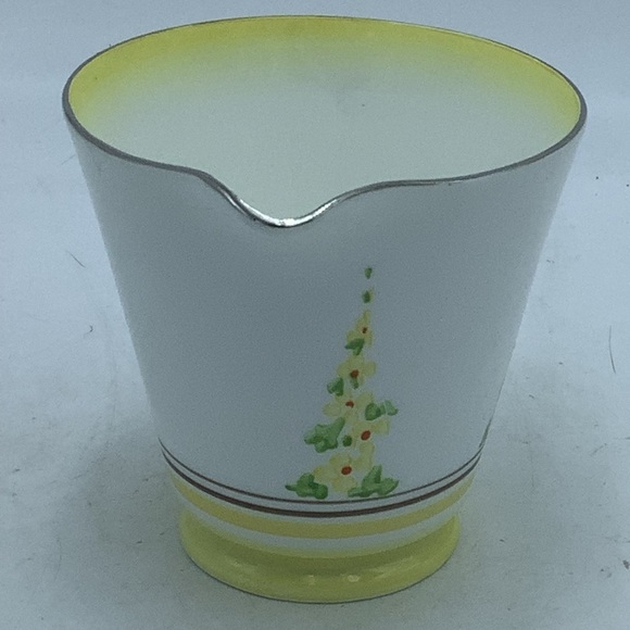 Standard China England Yellow Flowered  Creamer - Picture 3 of 7